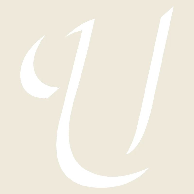 Elegant Letter U pattern with dynamic shape
