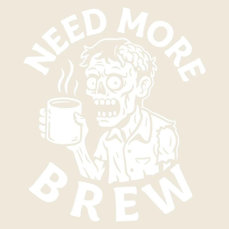 Need More Brew Zombie Tee