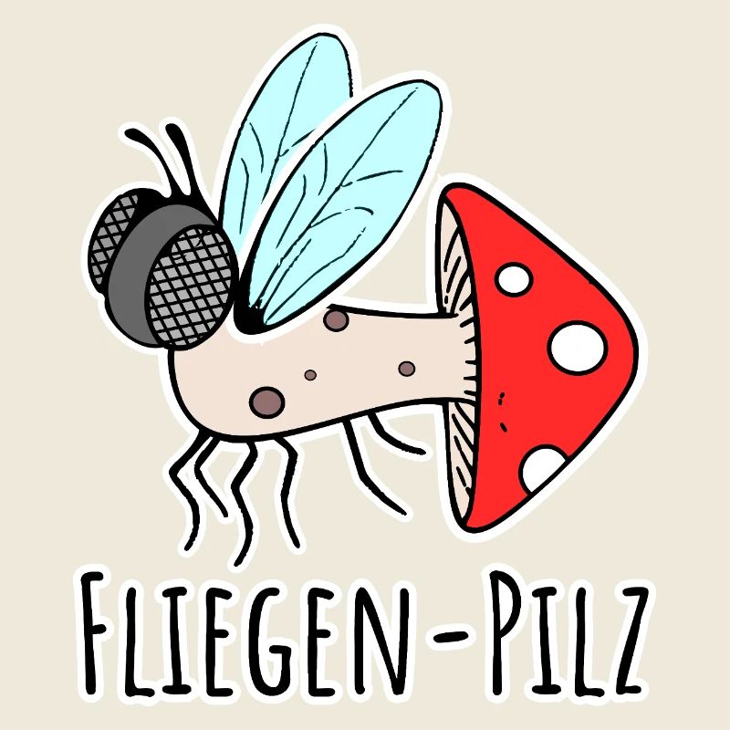 Fly agaric - half fly, half mushroom