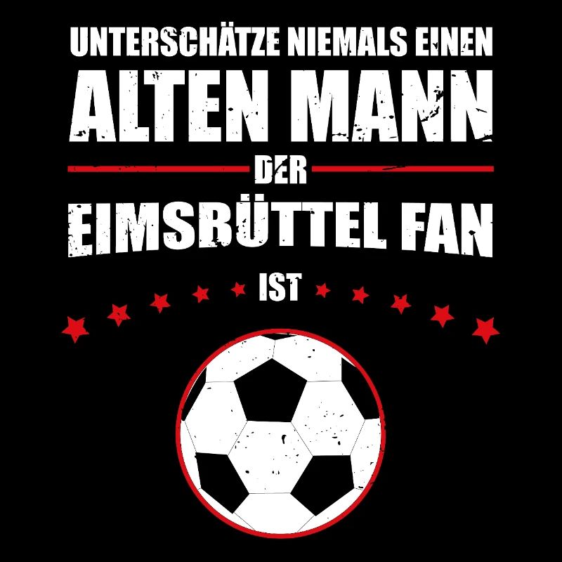 Alter Mann - Eimsbüttel Fußball Fan | Retro