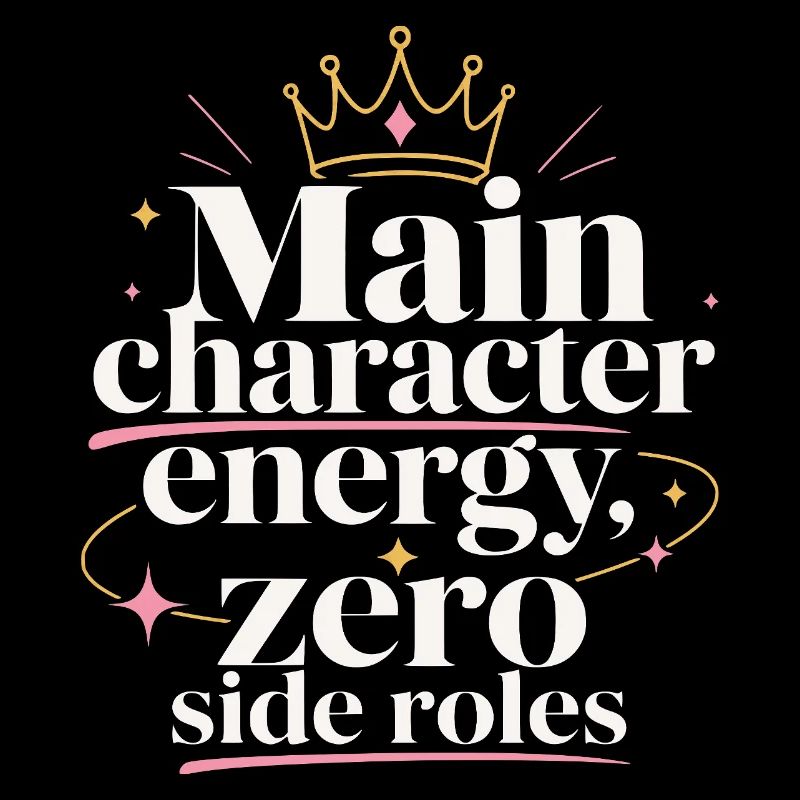 Main Character Energy Crown