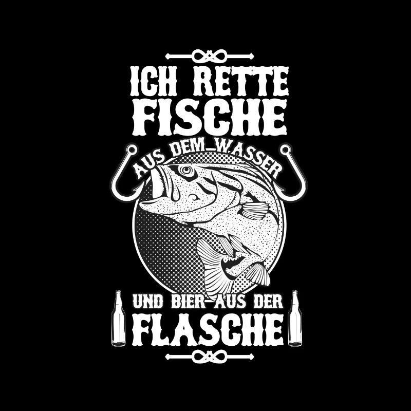 Rette Bier aus der Flasche Design