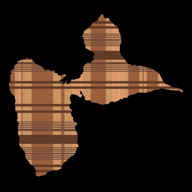 Tshirt gwada madrasse Marron