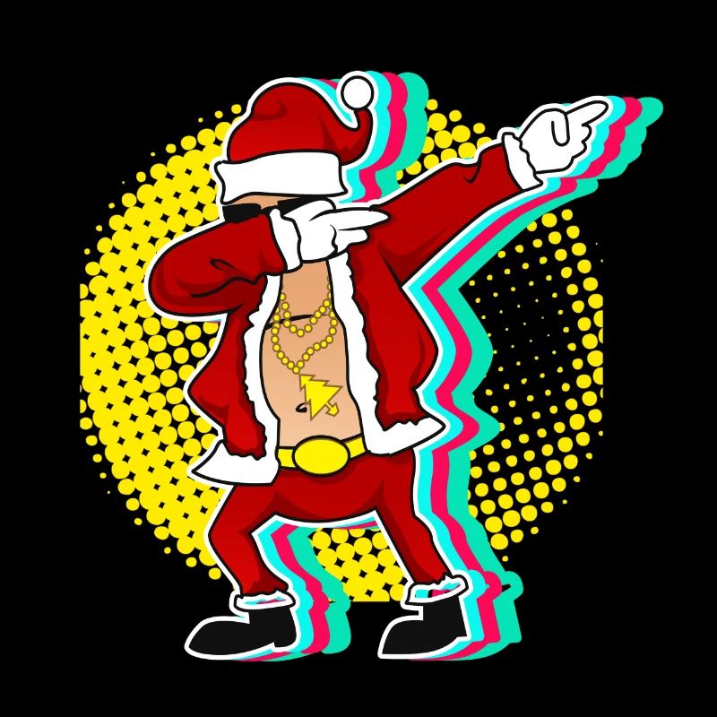 Dab Santa Gift Christmas Christmas Dabb