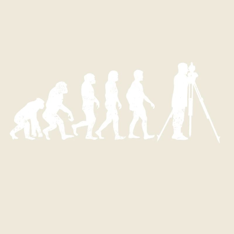 Landvermesser evolution vermesser geschenk beruf