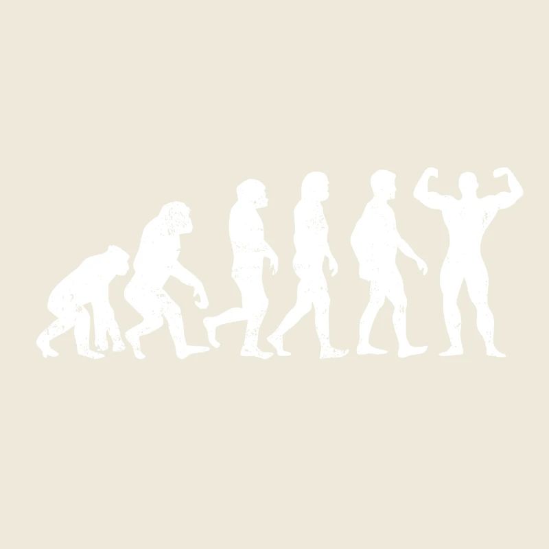 Muskelmann Evolution geschenk bodybuilder maschine