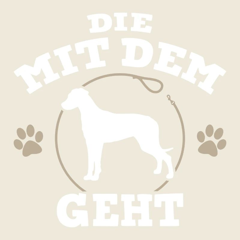 Die mit dem Rhodesian Ridgeback geht - Hund