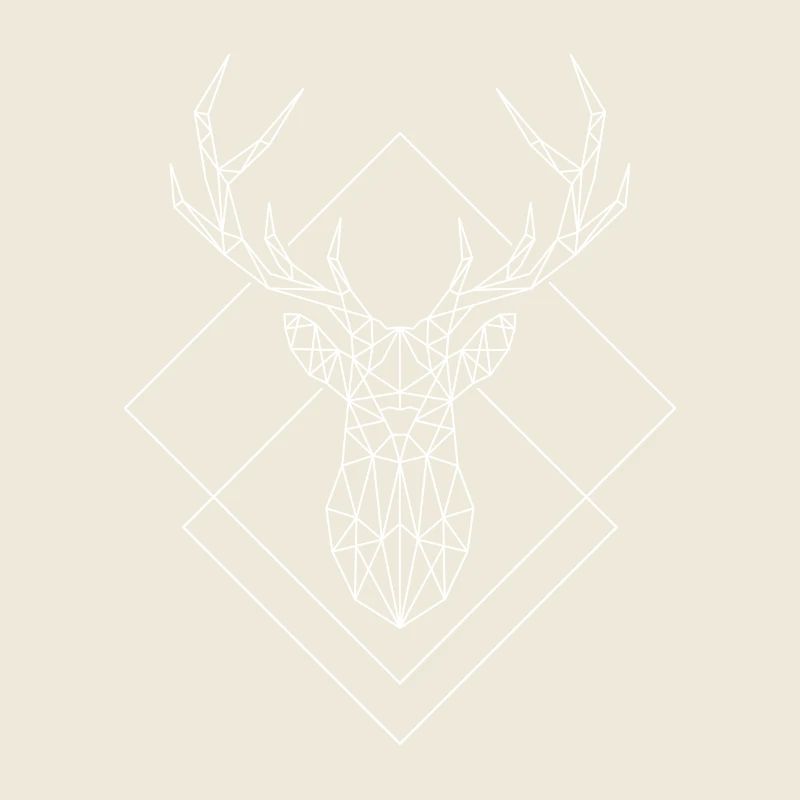 Polygon Deer white