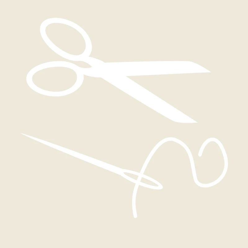 Sewing Scissors Needle Motif Design Gift Idea Cool