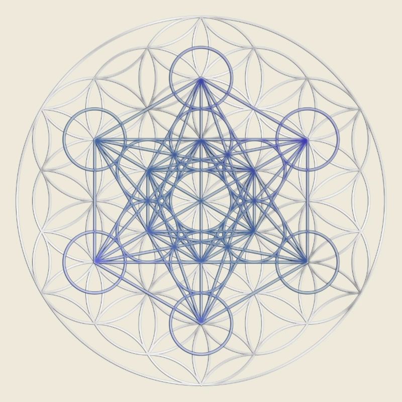 Le cube de Metatron - Fleur de la vie