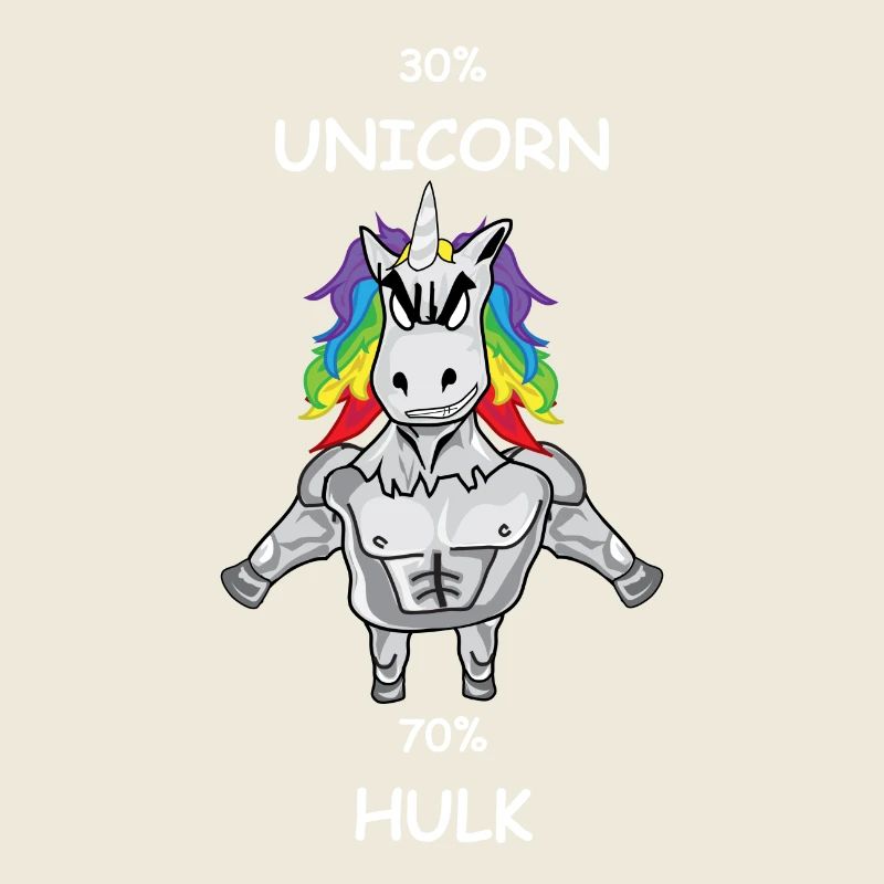 Hulk Einhorn Geschenk