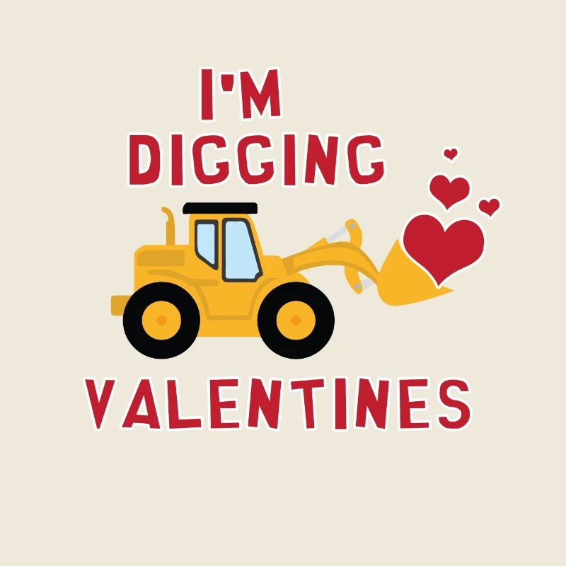 Bagger Liebe Herzchen Herz valentinstag Geschenk