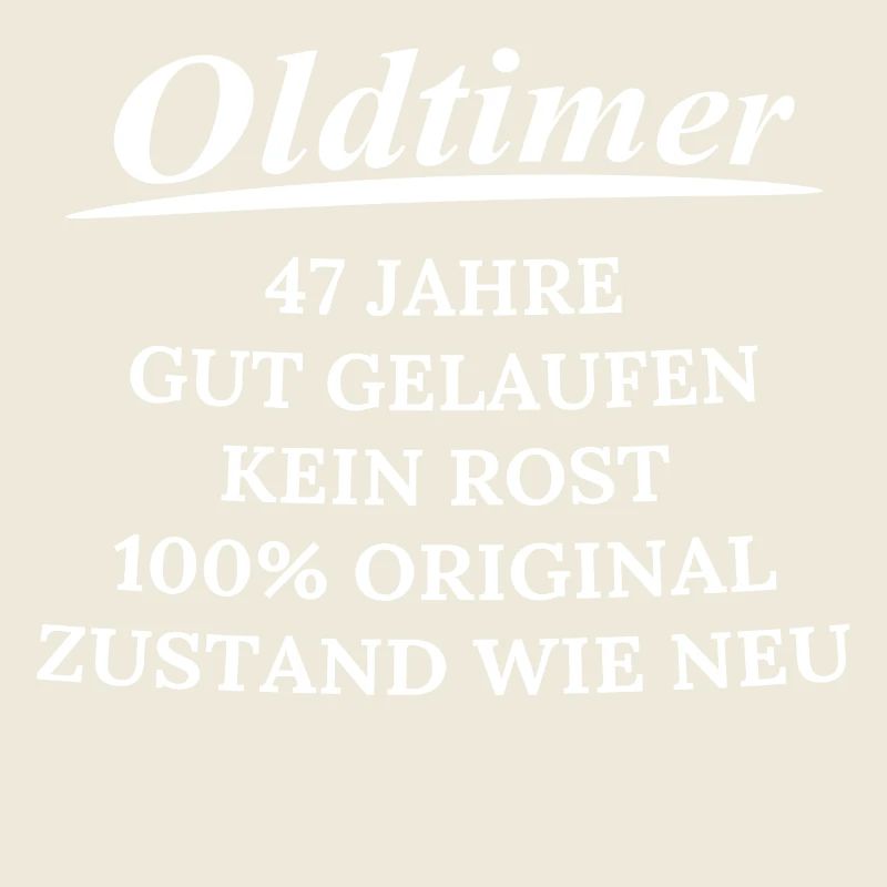 47. GEBURTSTAG OLDTIMER Geschenkidee Motiv Design