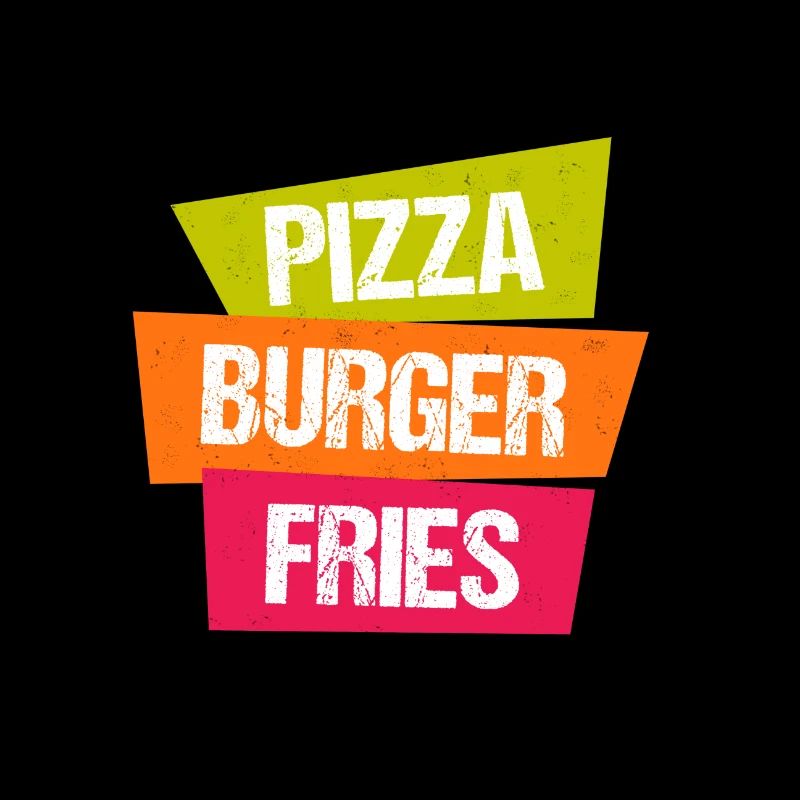 Pizza Burger Pommes
