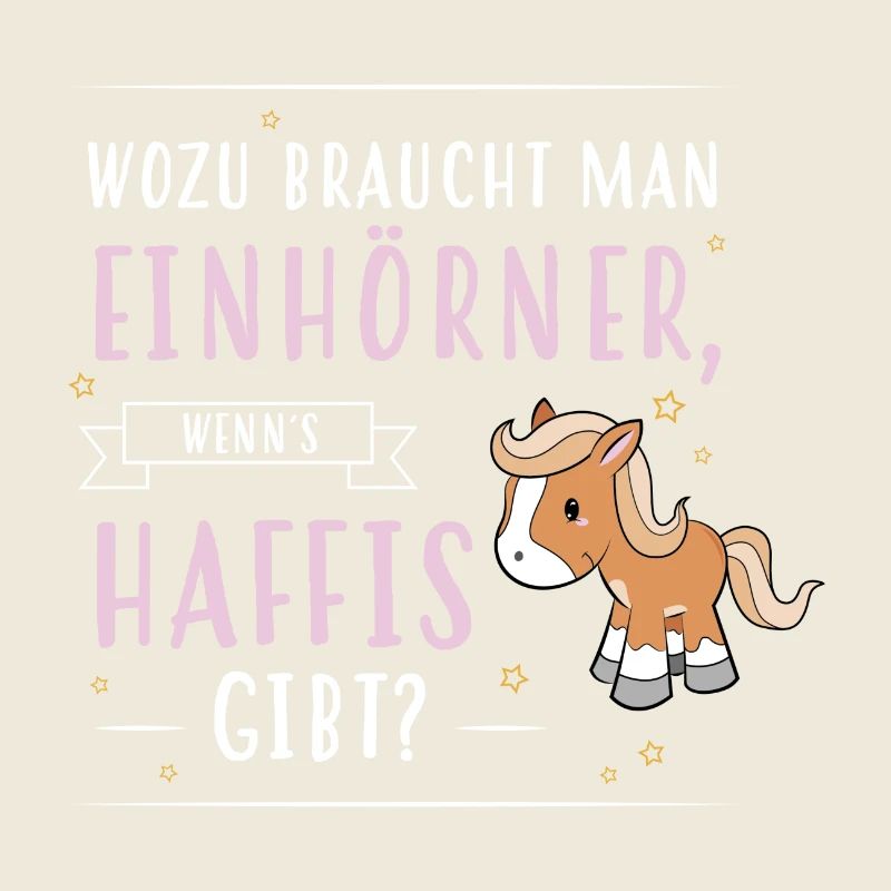 Wozu Einhörner Haflinger