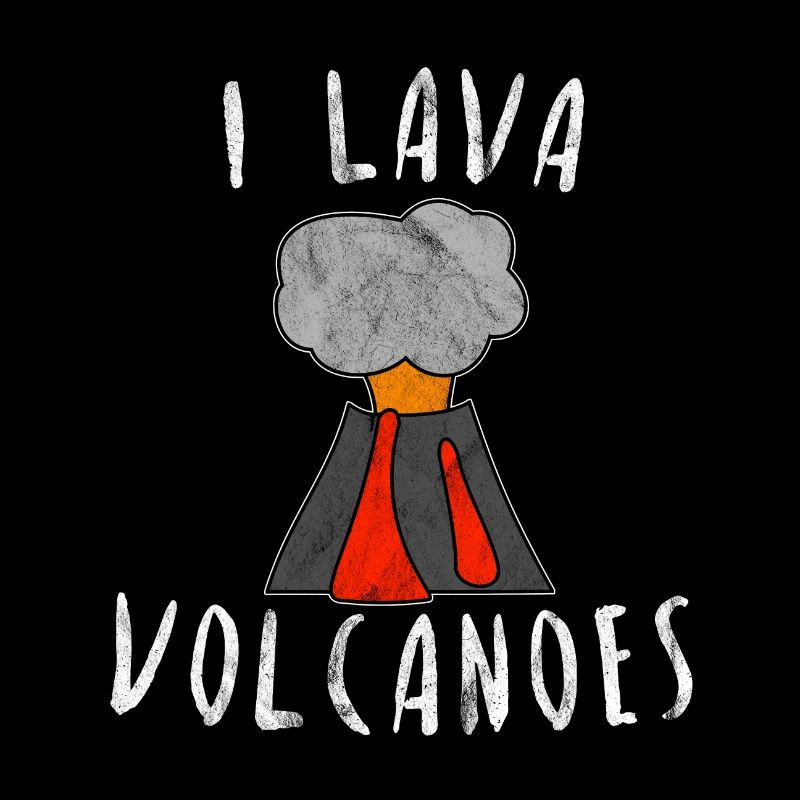 I love volcanoes volcano nature gift idea