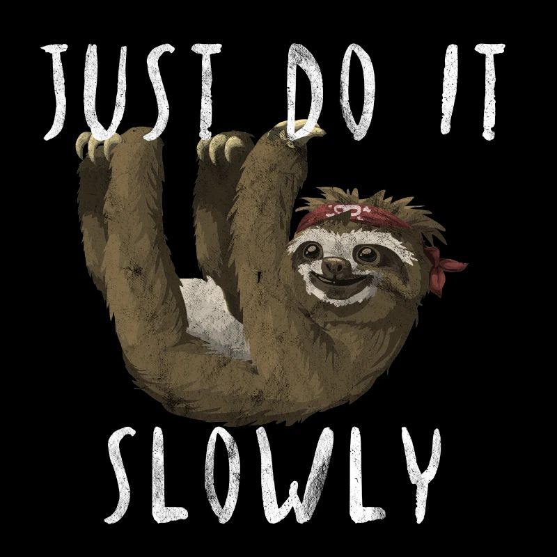 Il suffit de le faire Sloth lentement idée cadeau