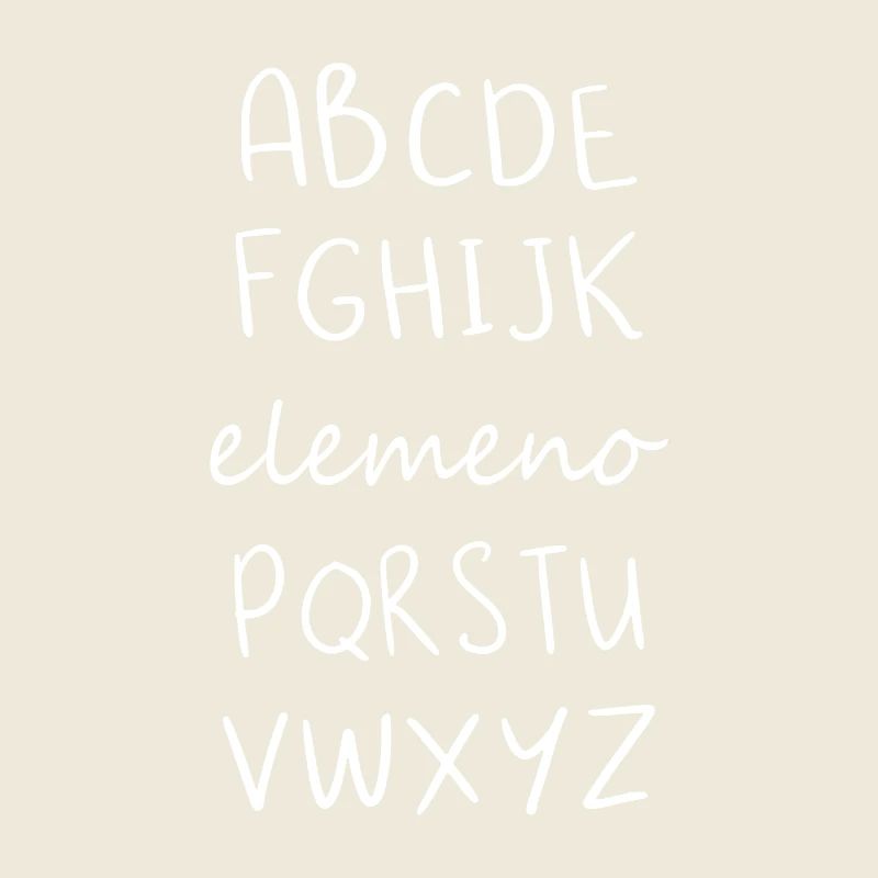 Alphabet ABC elemeno teacher pupil elementary school