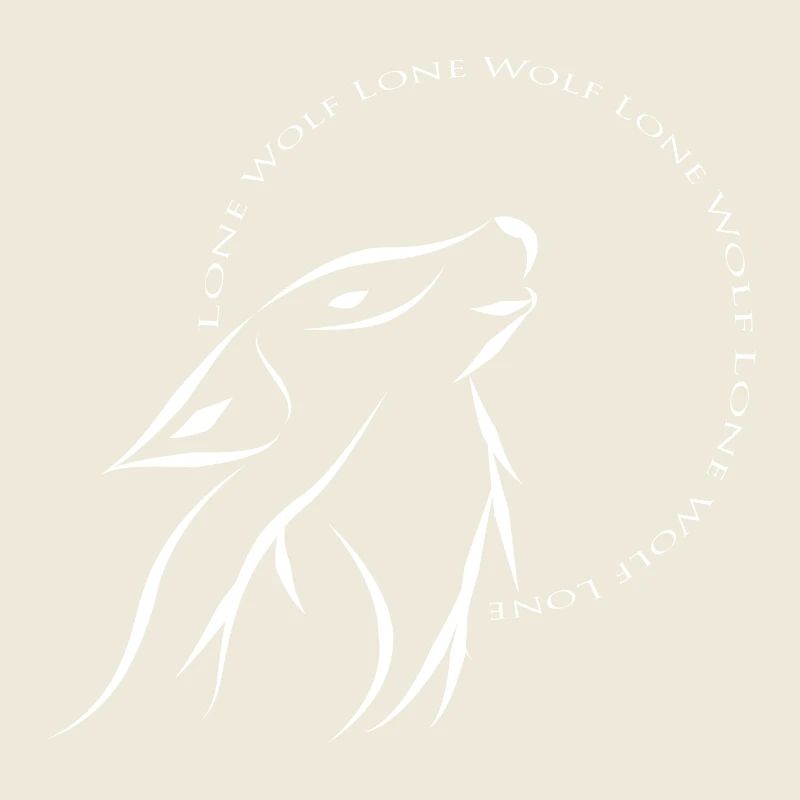 Lone wolf white