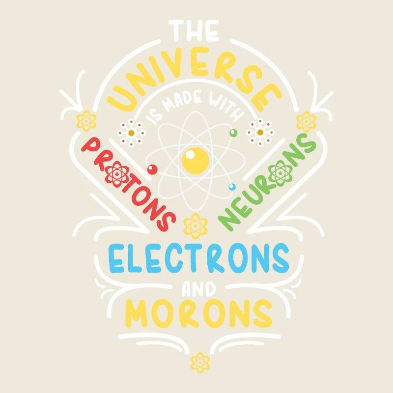 Univers est constitué d'électrons de neutrons à protons