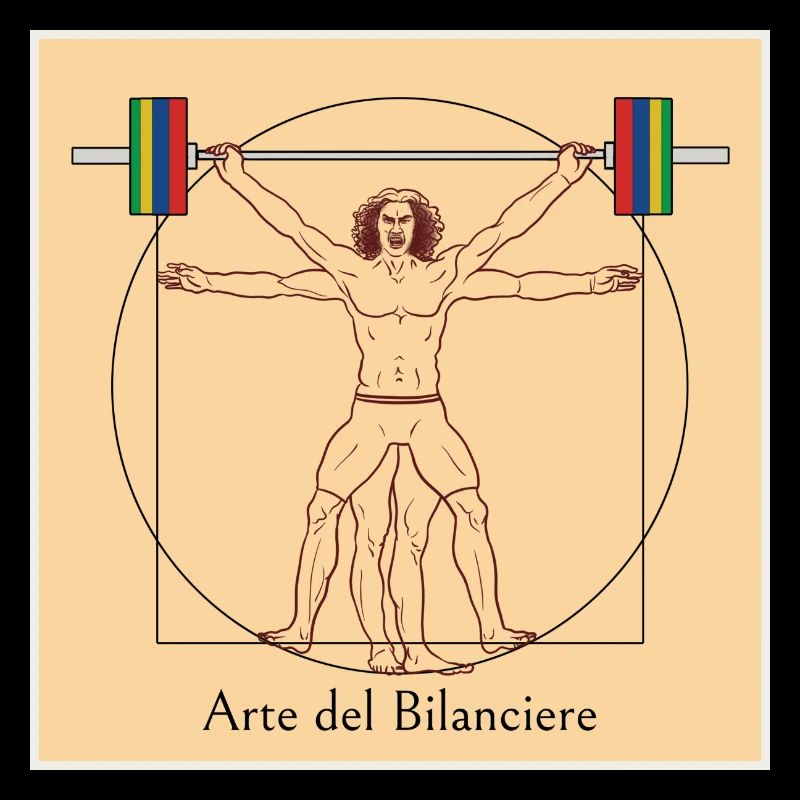 Homme de Vitruve déchirant