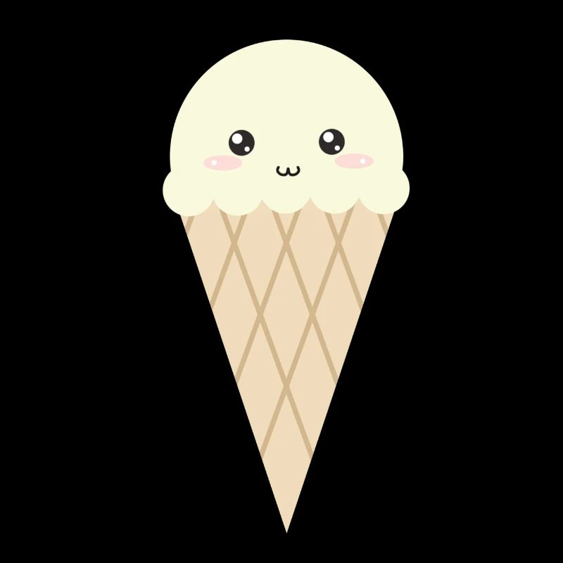 Kawaii Vanilleeis
