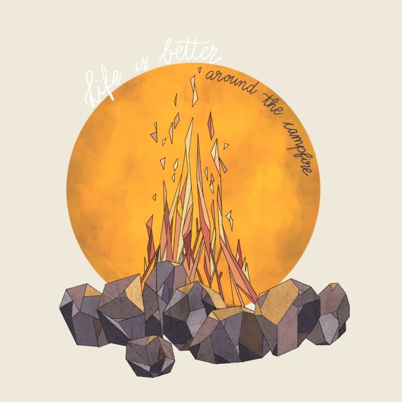 Autour du feu de camp