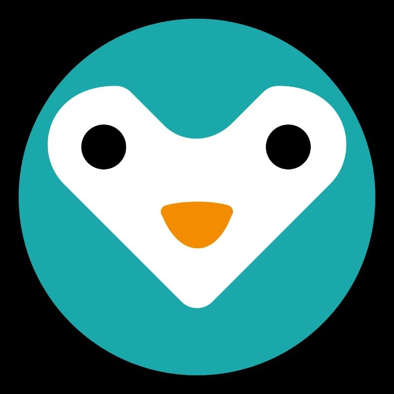 Minimalistische süße Eule