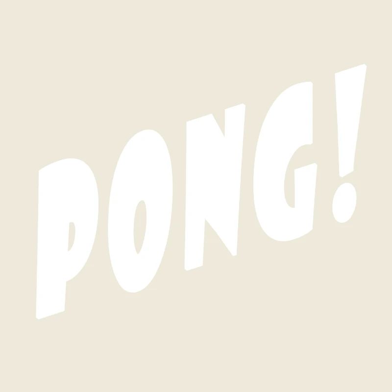 Pong! - Schwarz/Black - Partner/Duo Look - Ping!