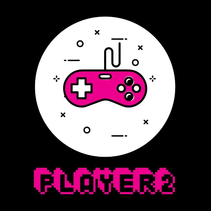 Gamer 2 - Duo Player 1 & 2 love gift couple