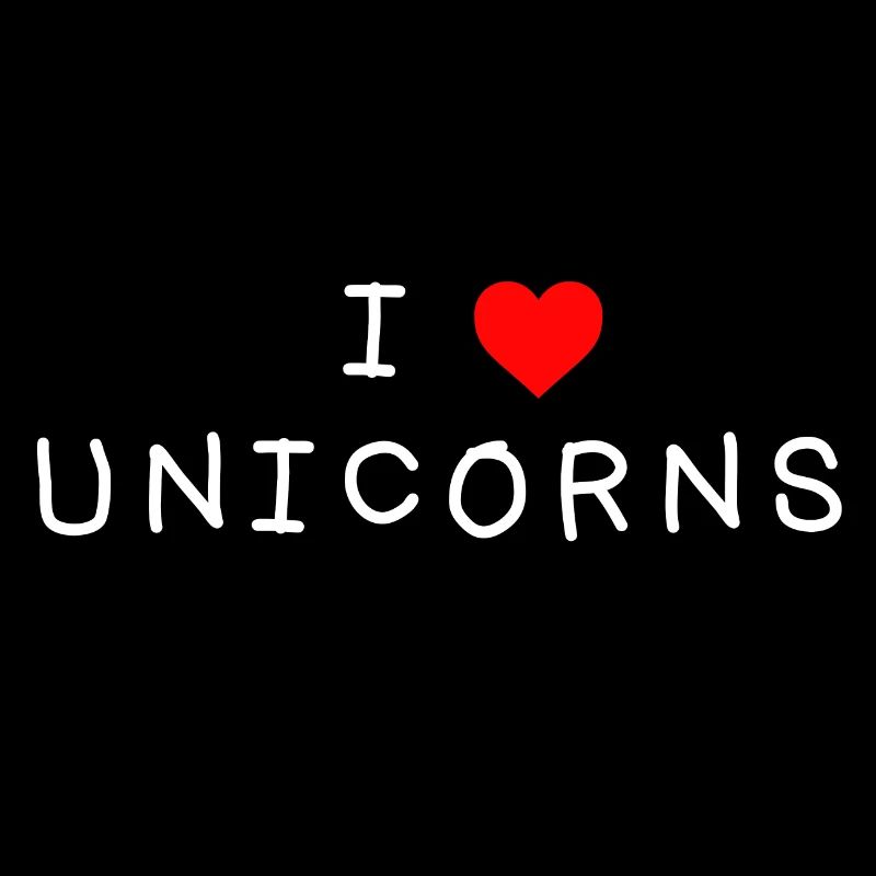 i love unicorns einhorn geschenkidee liebe herz