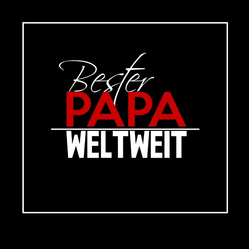 Bester Vater - PAPA Weltweit RED LABELED