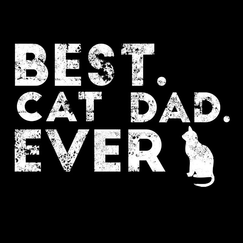 Katzen Katze Cat Vater Katzenhalter Geschenk