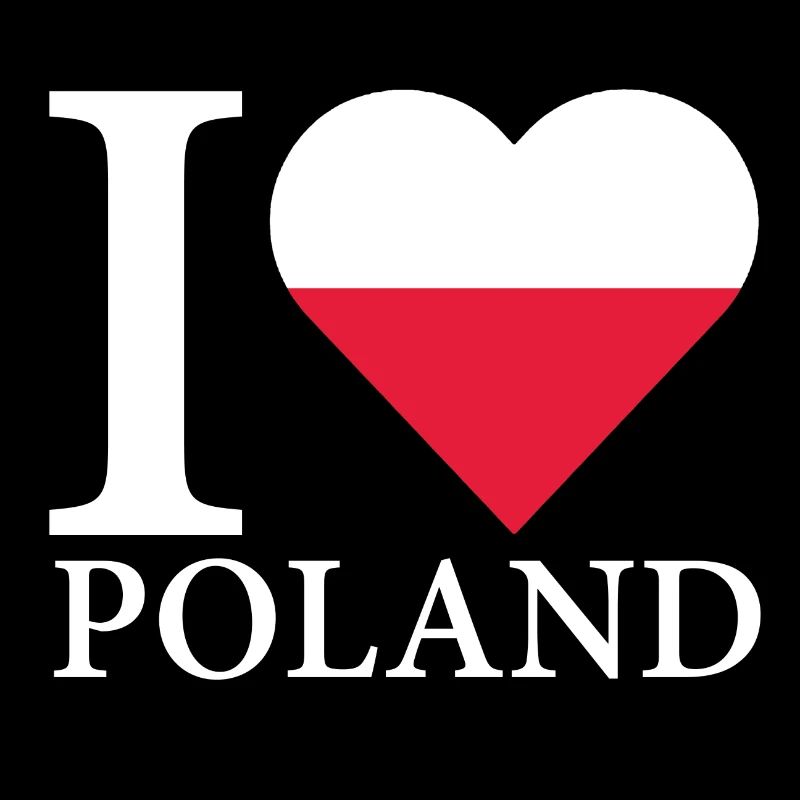 I <3 Pologne J'aime la Pologne