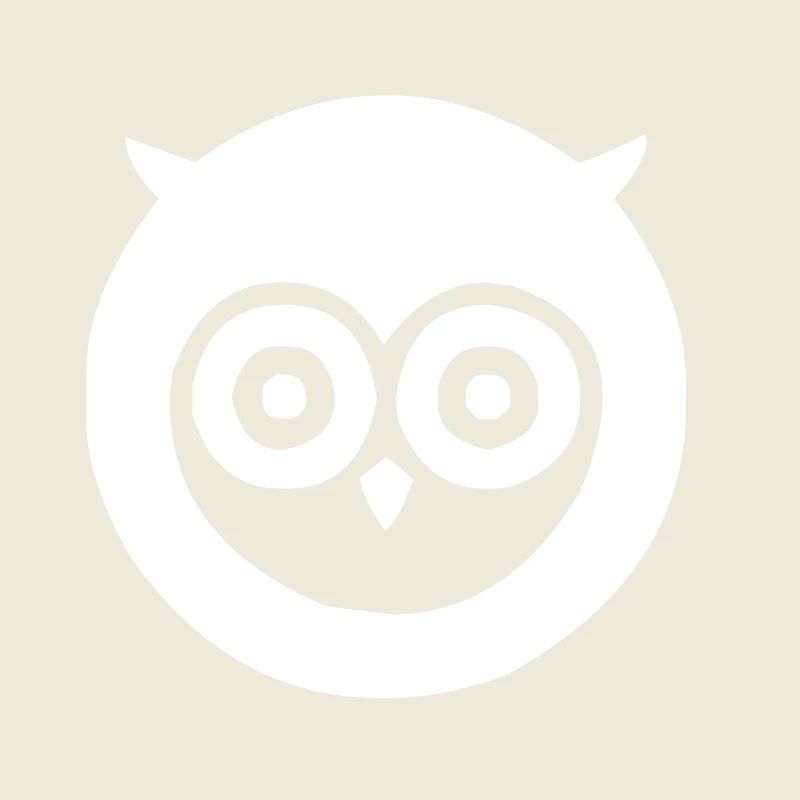 Eule mit großen Augen