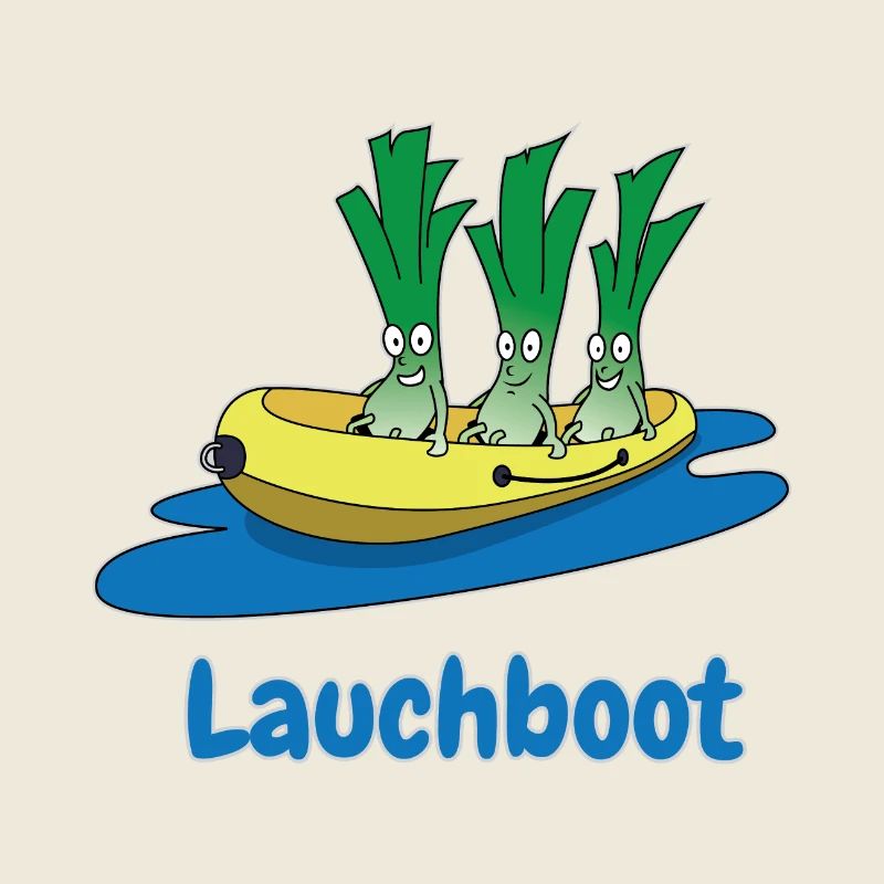 Lauchboot Lauch Schlauchboot Witzige Geschenkidee