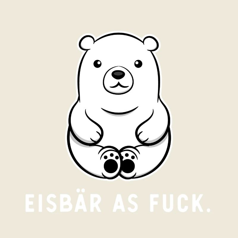 Cooler Eisbär Geschenk