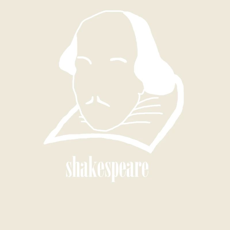 Shakespeare head (in white) - gift idea
