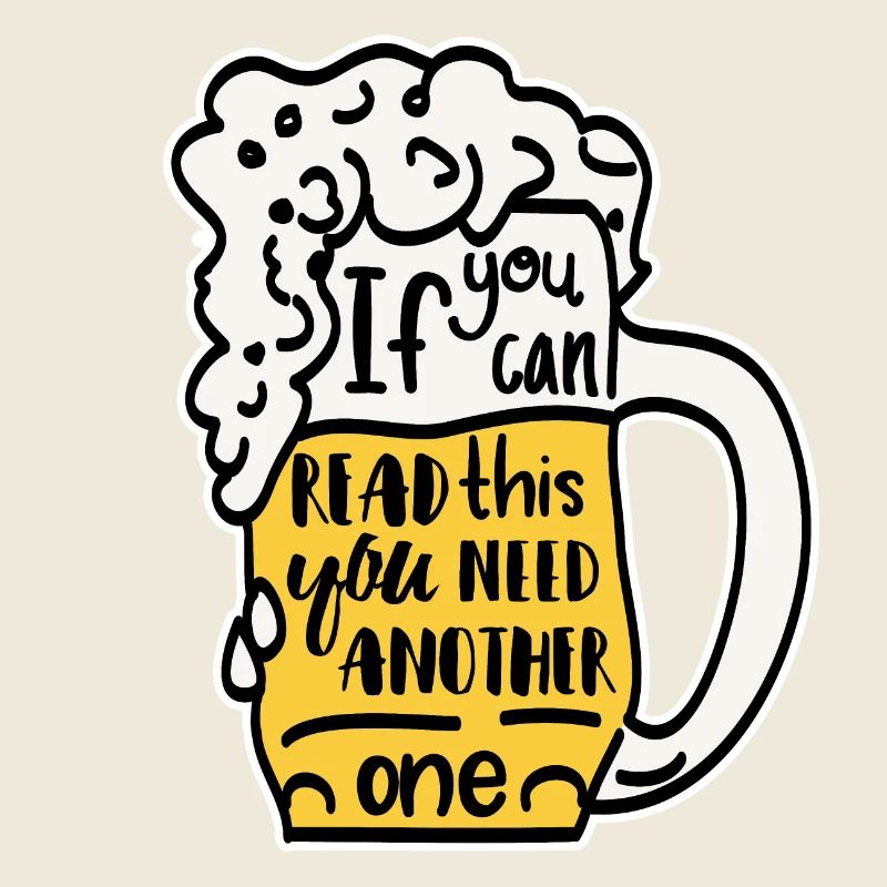 Witziger Biertrinker Bierkrug Geschenk