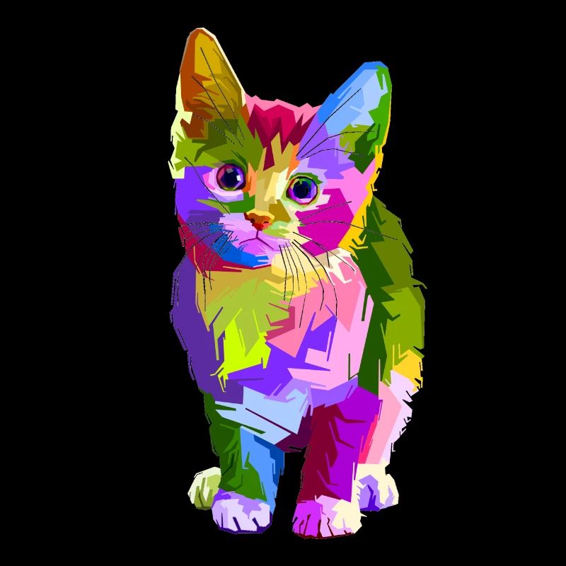 Bunte Katze