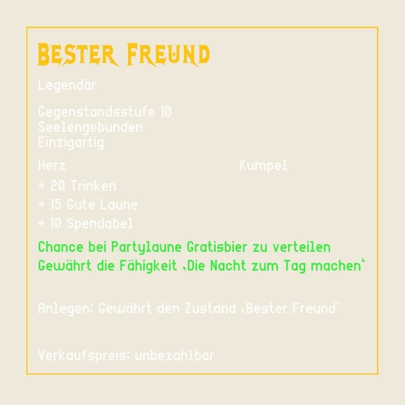 Legendärer Bester Freund Kumpel Legendär Held PC