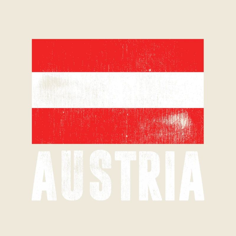 Austria Austria Flag Vintage Retro