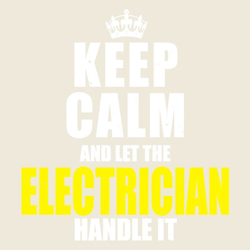 Elektriker Keep calm Sprueche Spruch Geschenk