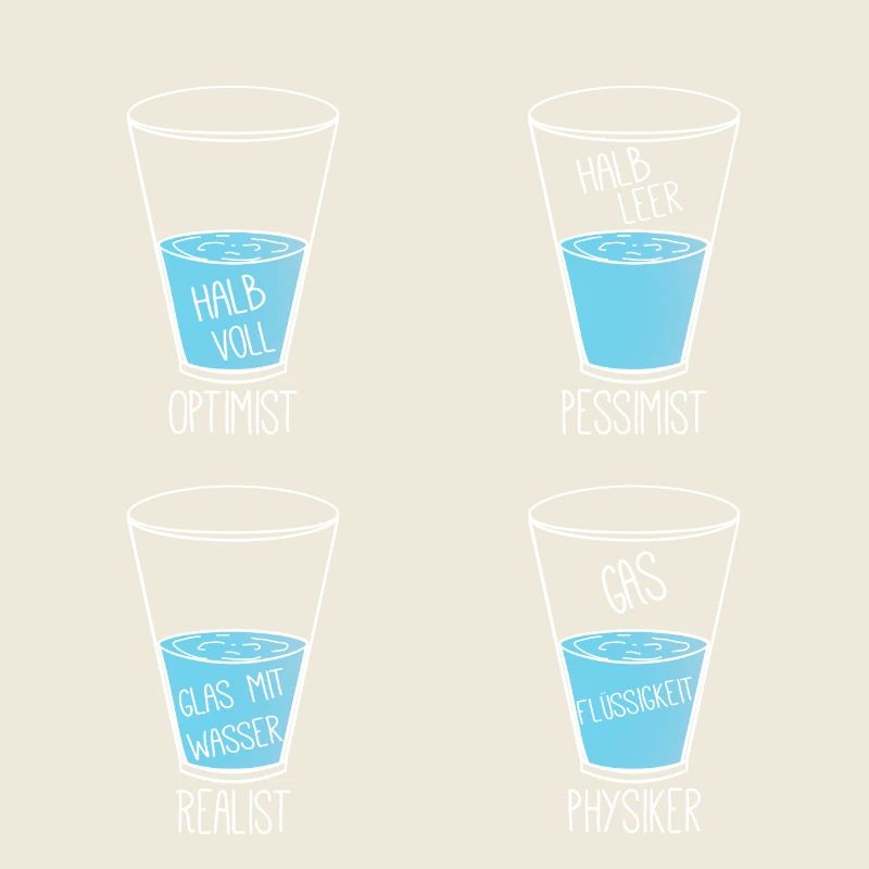 Water glass for physicist
