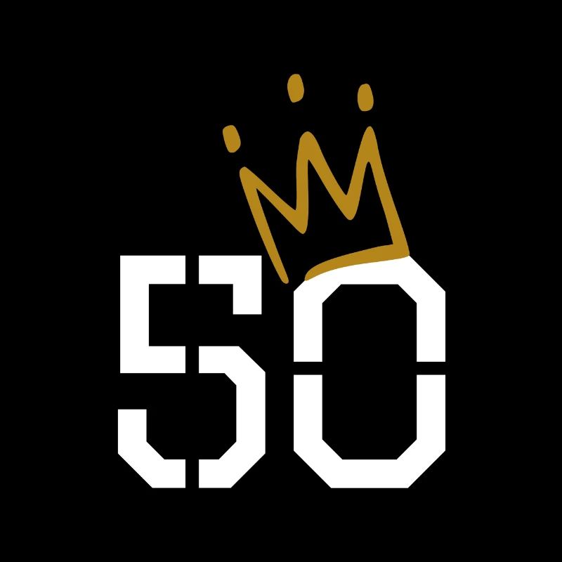 50 Krone 50. Geburtstag