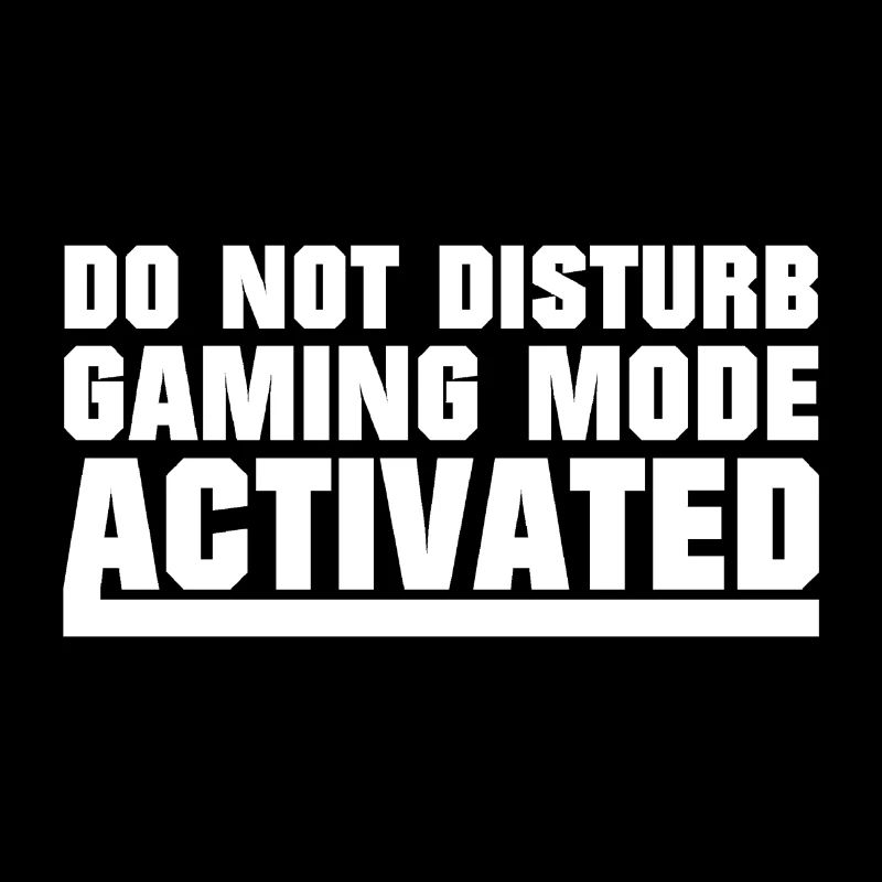 Ne pas déranger le mode de jeu activé