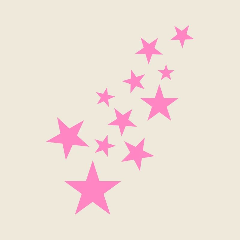 Star asterisk pattern icon pink