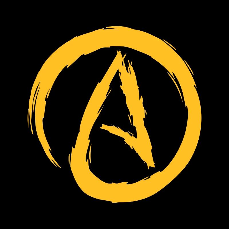 Atheismus Symbol Atheist Darwin Evolution Geschenk