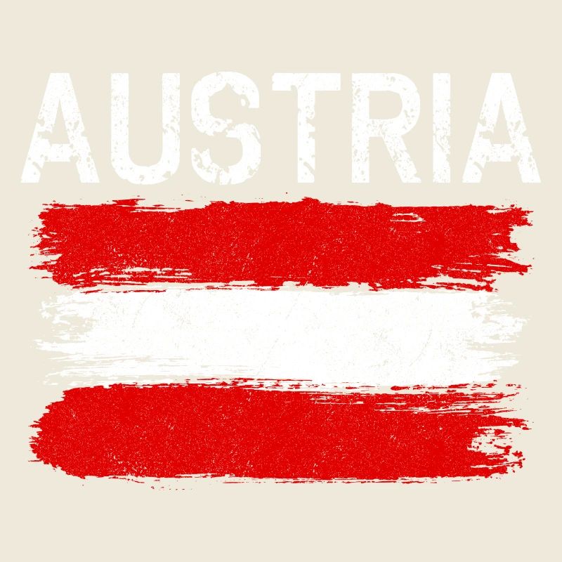 Austria Brushed Flag Graphic