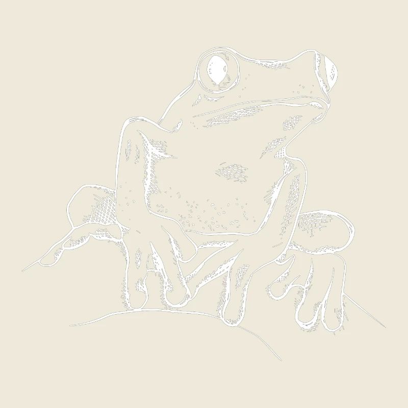 Frosch mit großen Augen